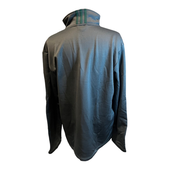 | adidas | Men’s Grey Quarter Zip Track Pullover LG - Picture 4 of 6